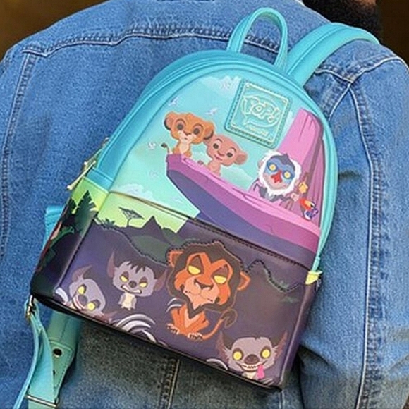 DISNEY Pop! X Loungefly The Lion King Pride Rock Mini Backpack + FREE Ears - Picture 3 of 15